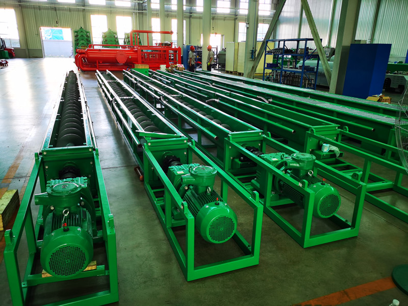 20240808Dewateredsludescrewconveyor